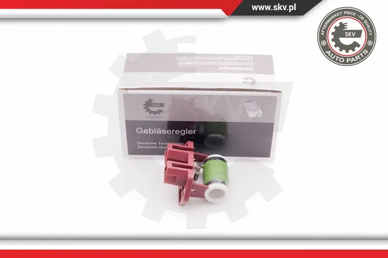 Resistor, interior blower