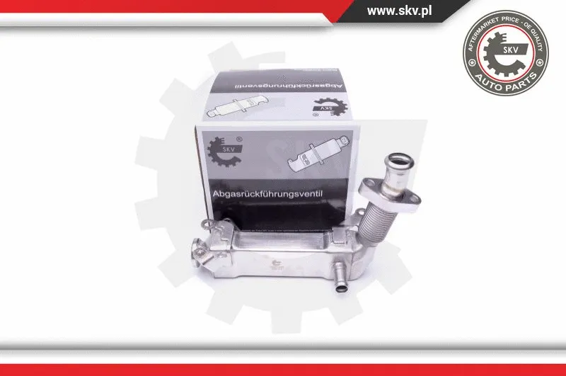 Cooler, exhaust gas recirculation (14SKV225)