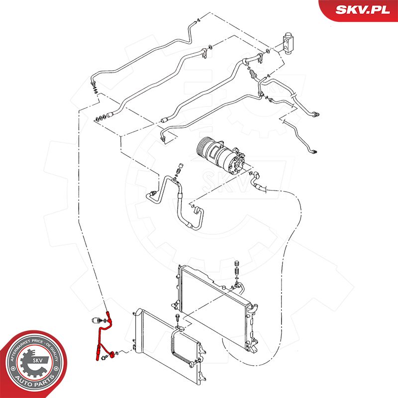 High Pressure Line, air conditioning