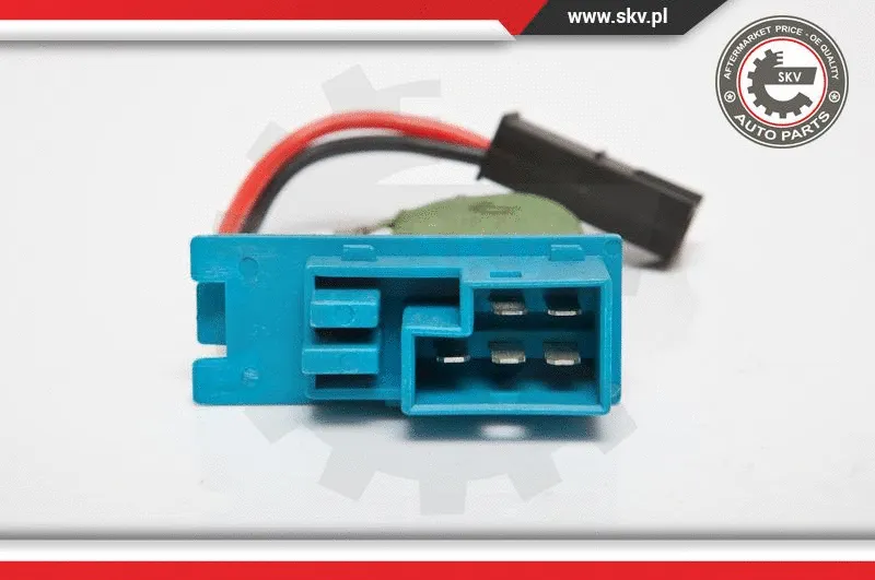 Resistor, interior blower