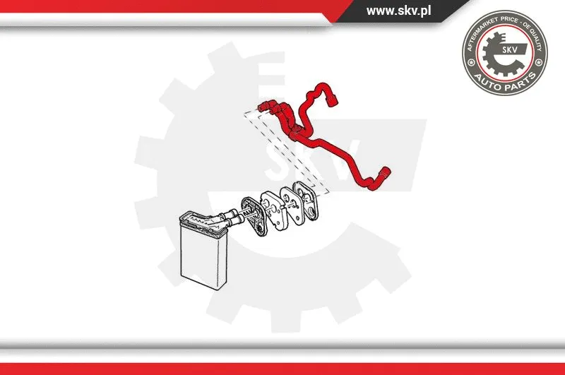 Hose, heat exchanger (heating)