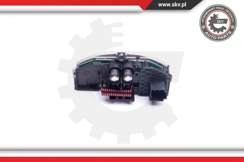 Resistor, interior blower