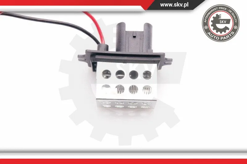 Resistor, interior blower