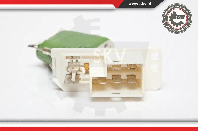 Resistor, interior blower