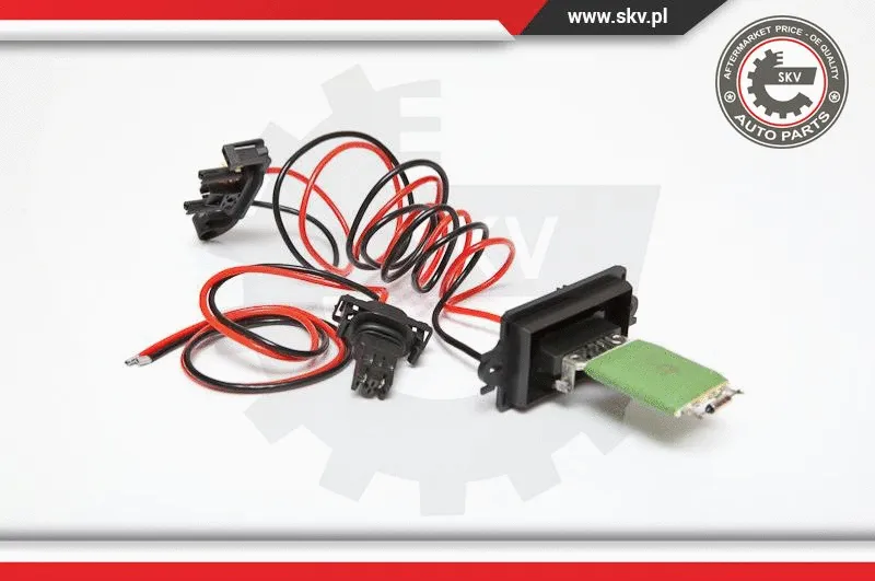 Resistor, interior blower