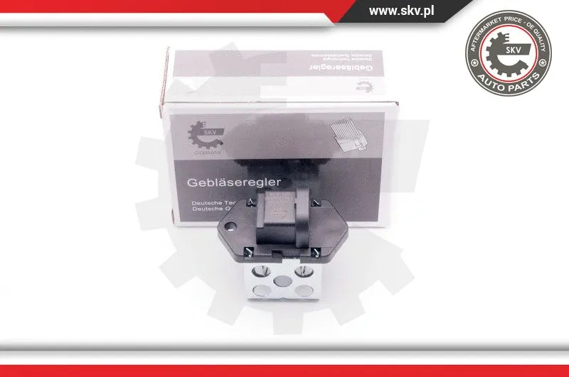 Resistor, interior blower