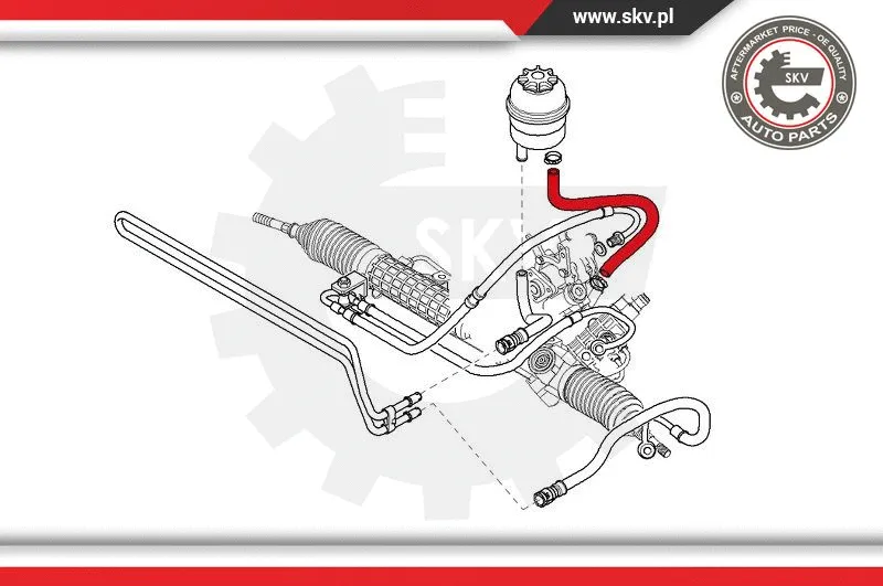 Intake Hose, air filter