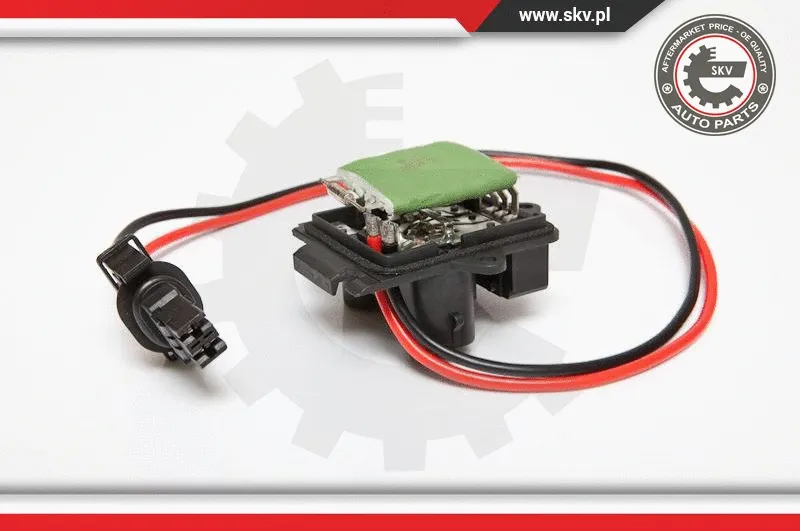 Resistor, interior blower