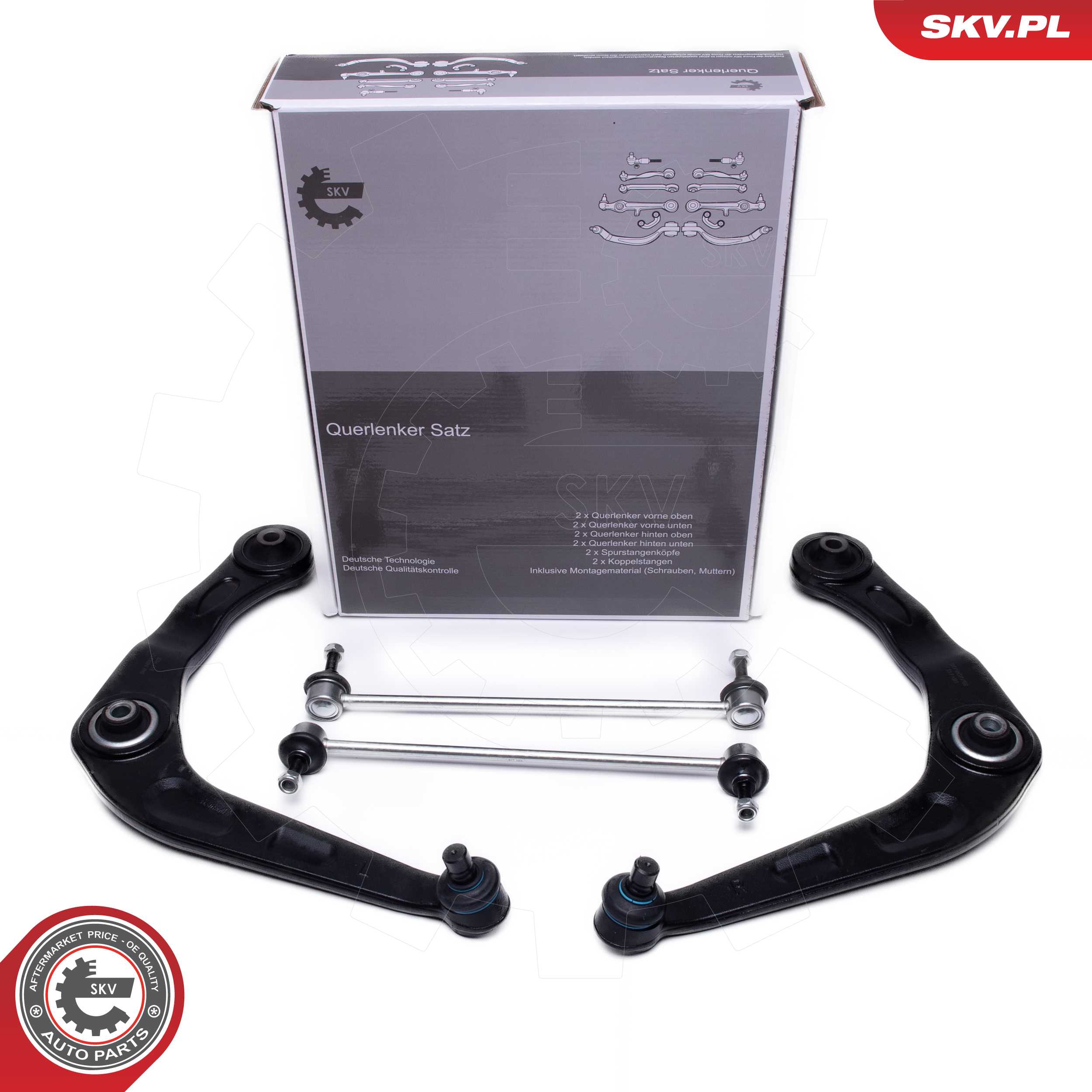 Control/Trailing Arm Kit, wheel suspension (04SKV830)