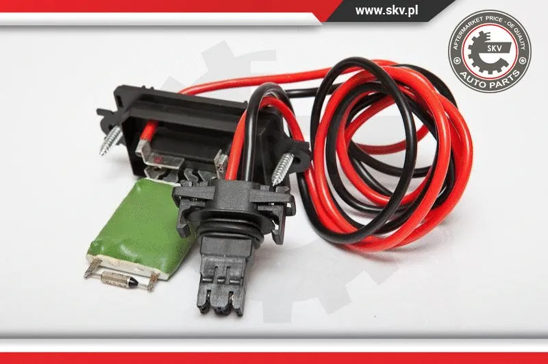 Resistor, interior blower