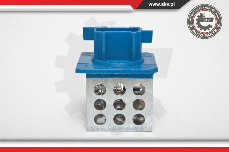 Resistor, interior blower