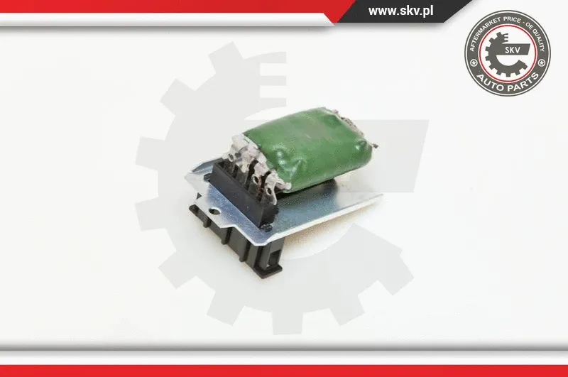 Resistor, interior blower