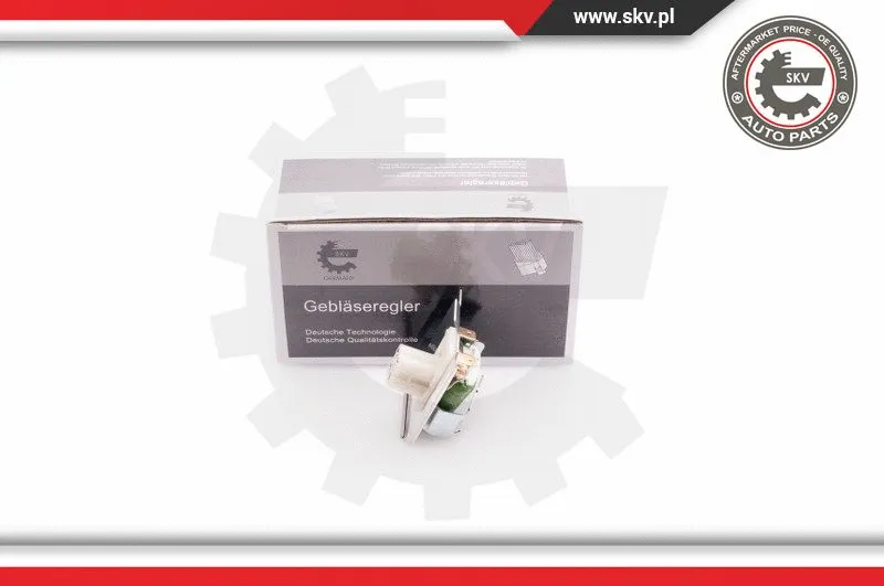 Resistor, interior blower