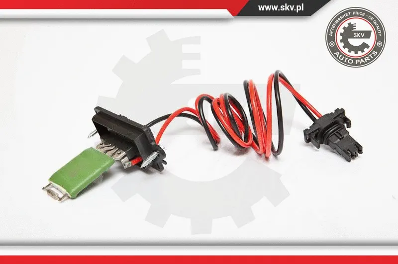 Resistor, interior blower