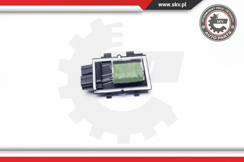 Resistor, interior blower