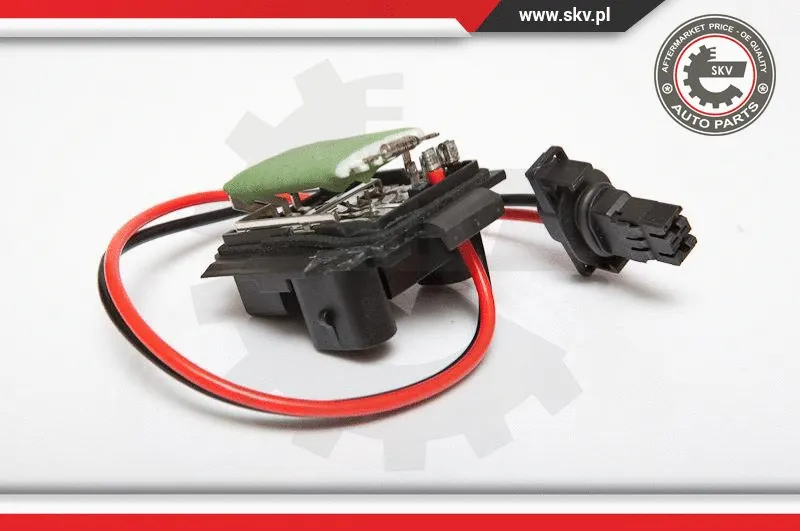 Resistor, interior blower