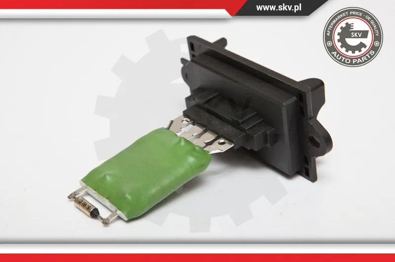 Resistor, interior blower