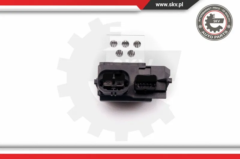 Resistor, interior blower