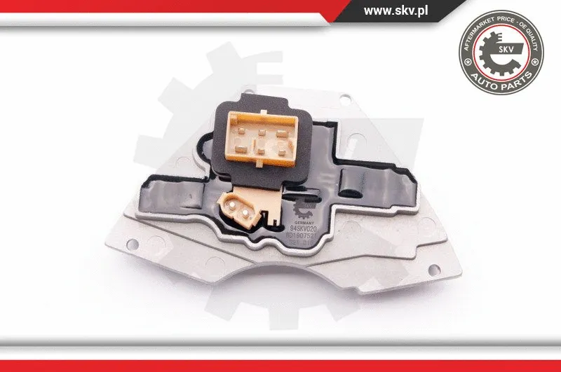 Resistor, interior blower