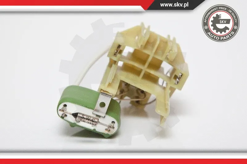 Resistor, interior blower
