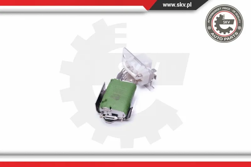 Resistor, interior blower