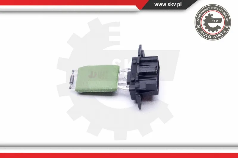 Resistor, interior blower