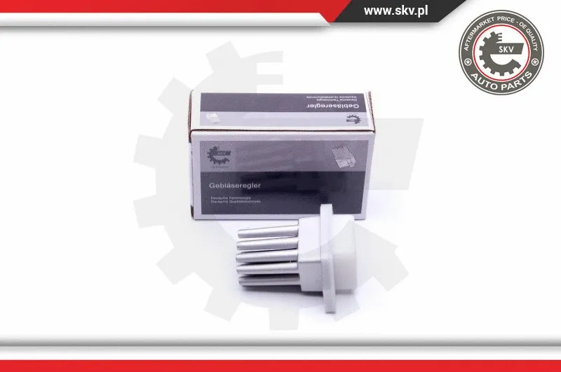 Resistor, interior blower