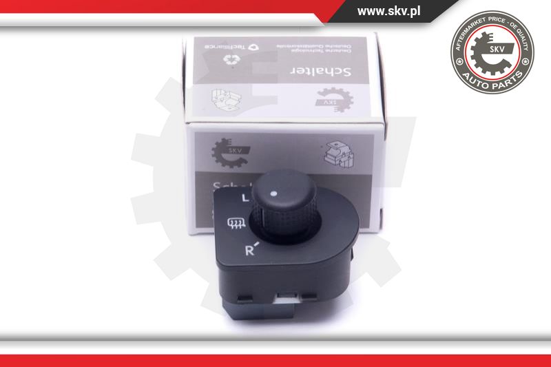 Switch, exterior rearview mirror adjustment (37SKV618)