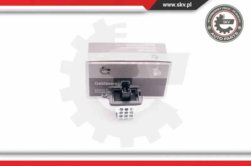 Resistor, interior blower