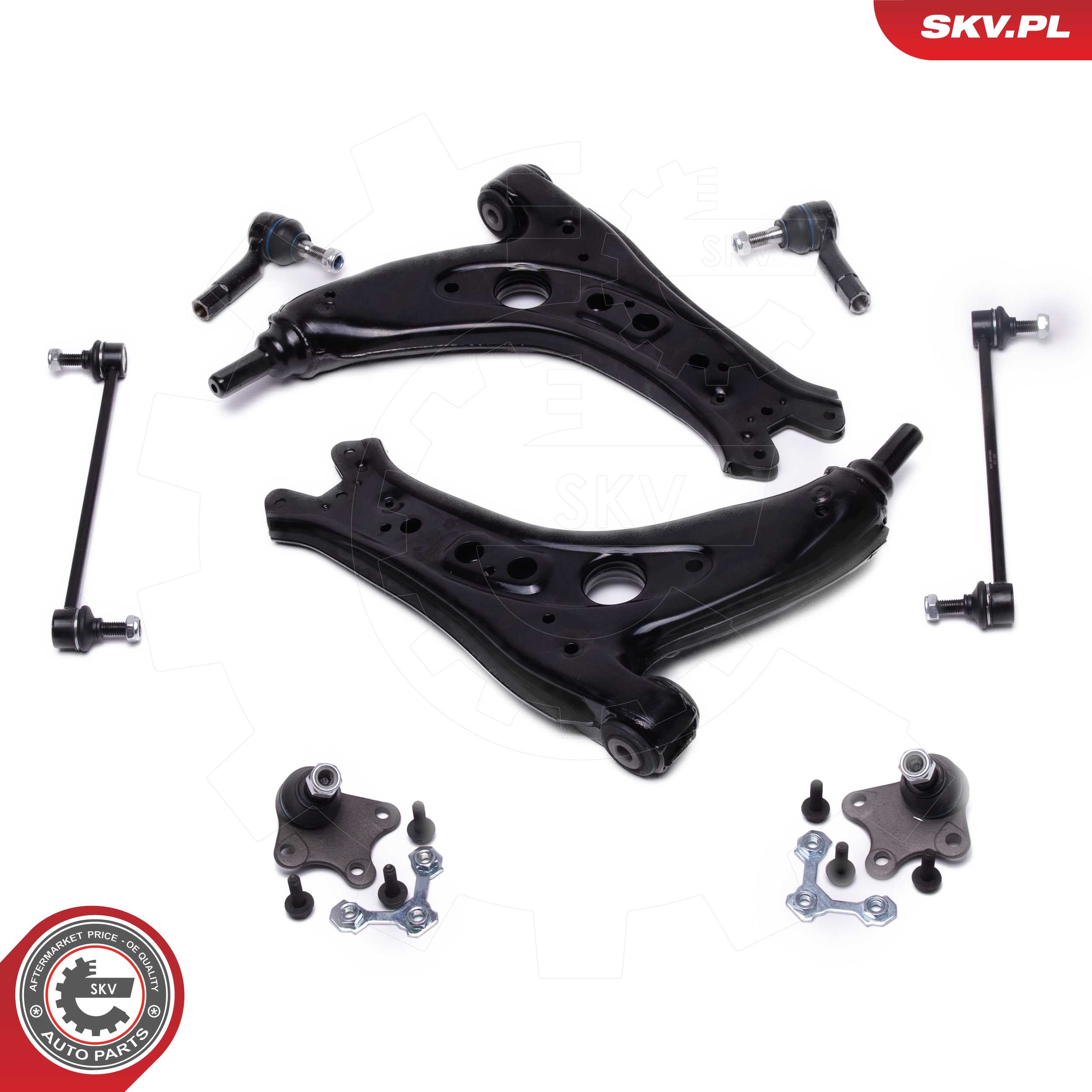 Control/Trailing Arm Kit, wheel suspension