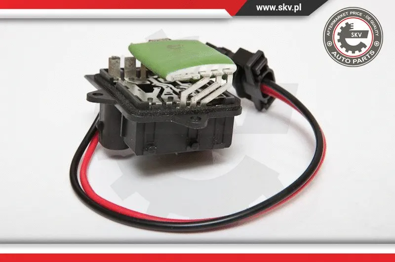 Resistor, interior blower