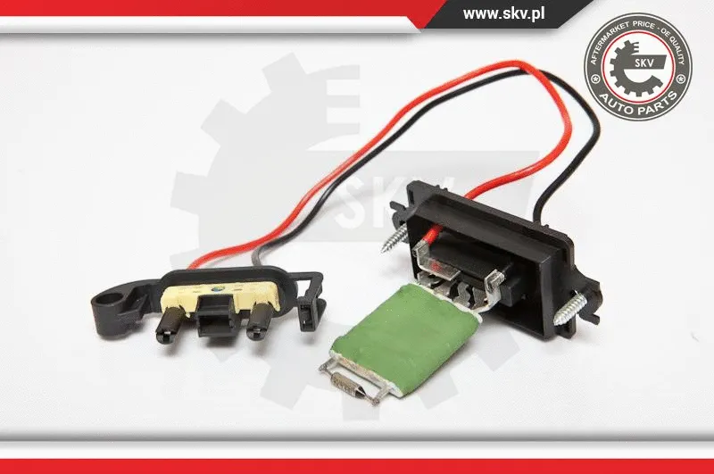Resistor, interior blower