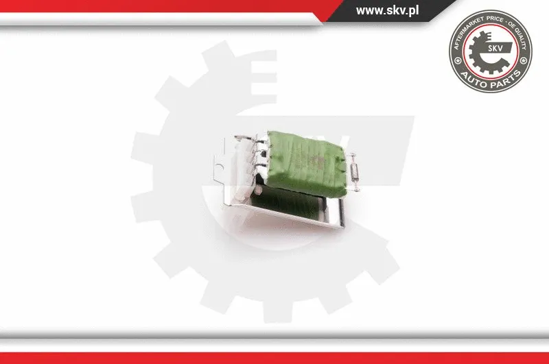 Resistor, interior blower