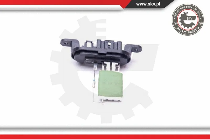 Resistor, interior blower