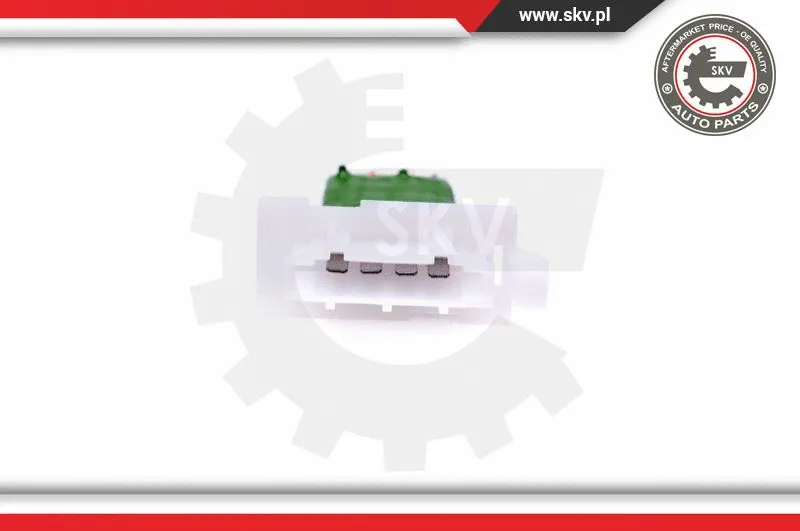 Resistor, interior blower