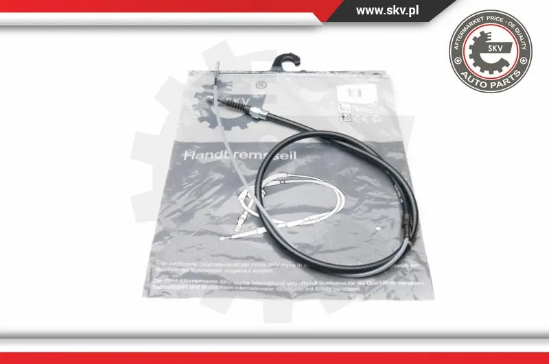Cable Pull, parking brake (25SKV676)