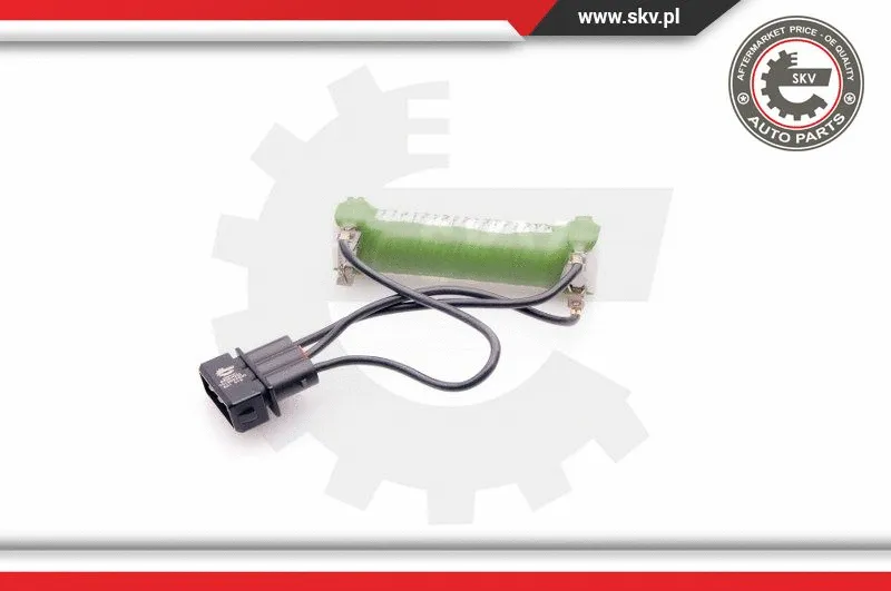 Resistor, interior blower