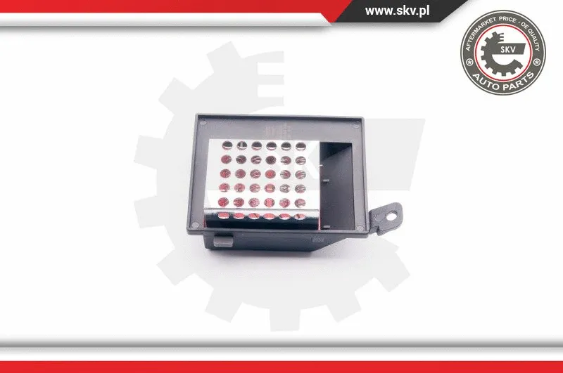 Resistor, interior blower