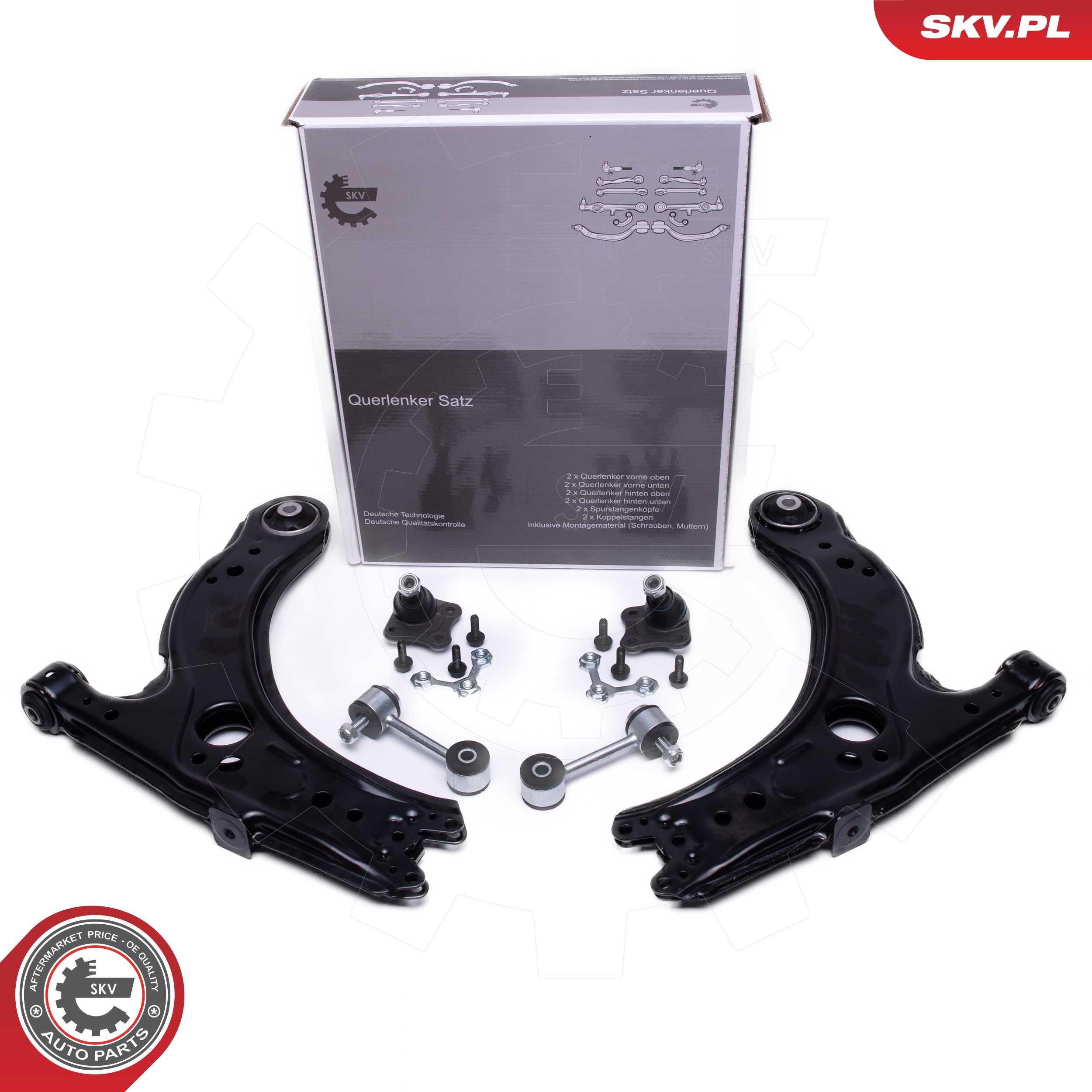 Control/Trailing Arm Kit, wheel suspension (04SKV750)