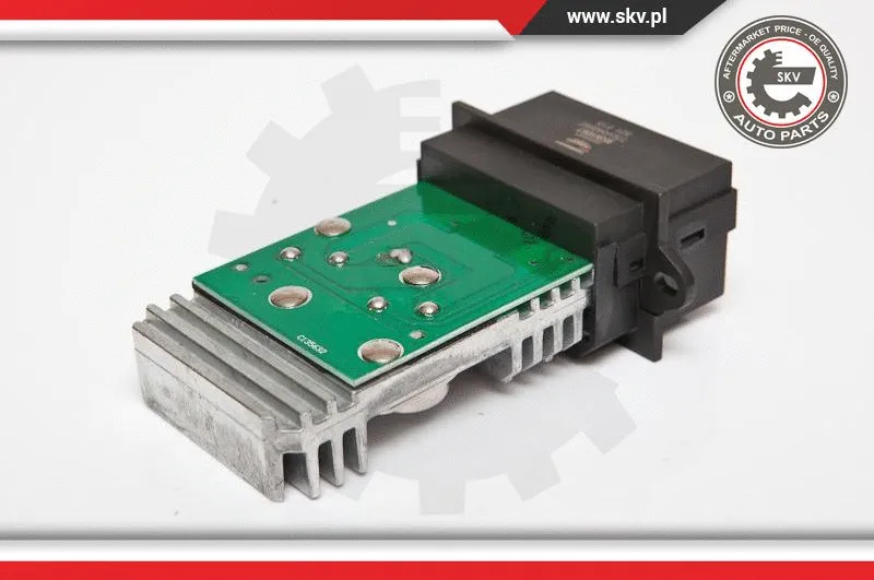 Resistor, interior blower