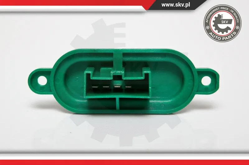 Resistor, interior blower