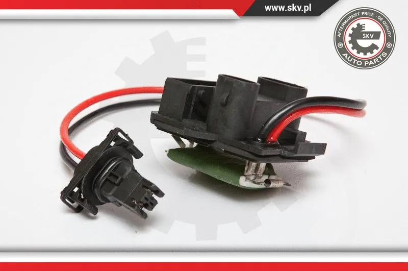 Resistor, interior blower