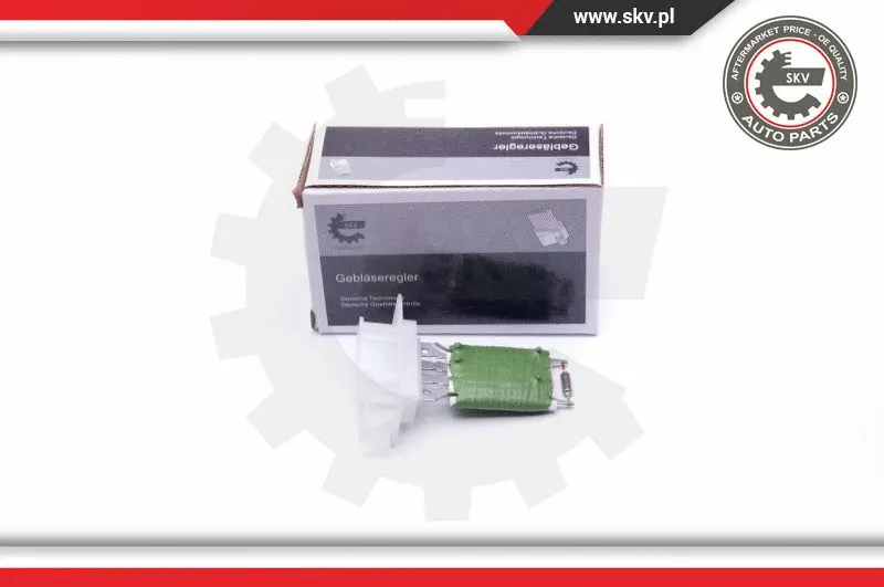 Resistor, interior blower