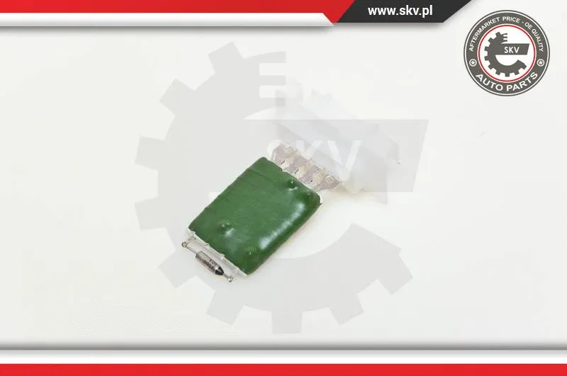 Resistor, interior blower