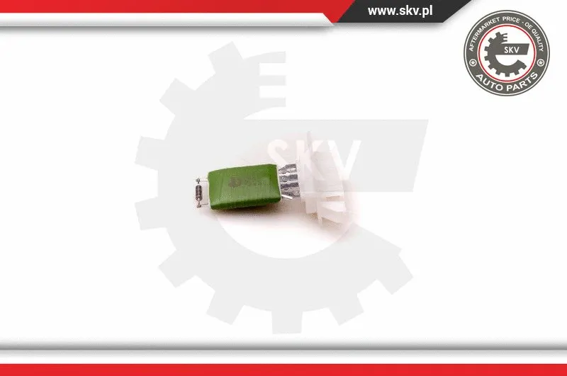 Resistor, interior blower