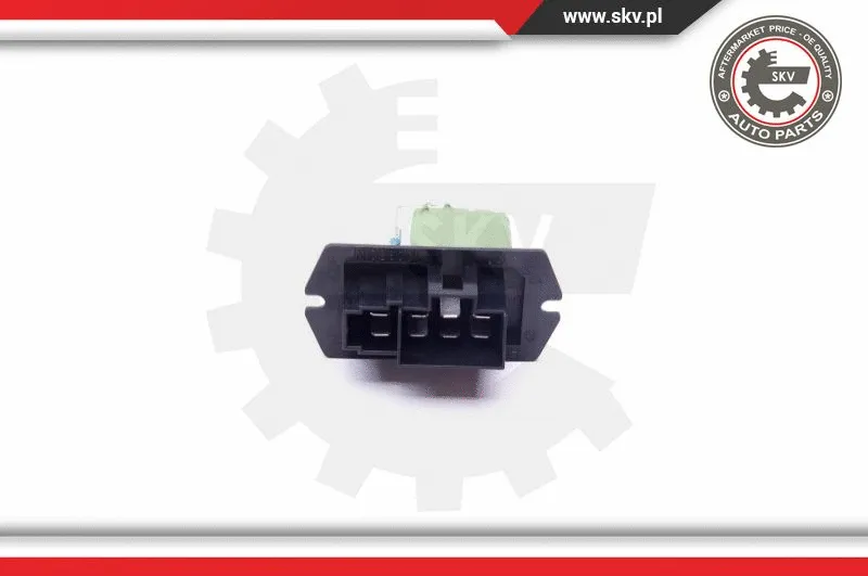 Resistor, interior blower