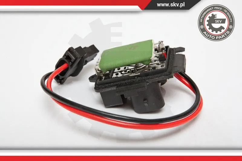 Resistor, interior blower