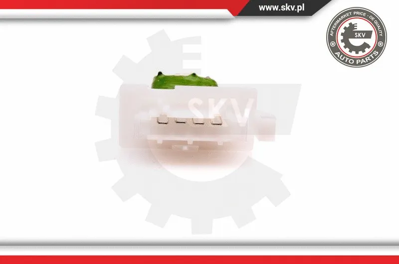 Resistor, interior blower