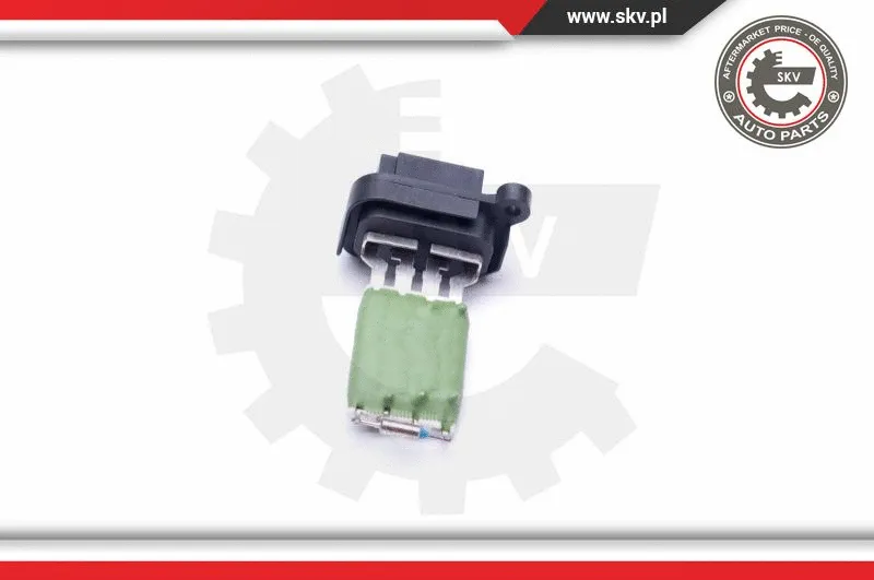 Resistor, interior blower