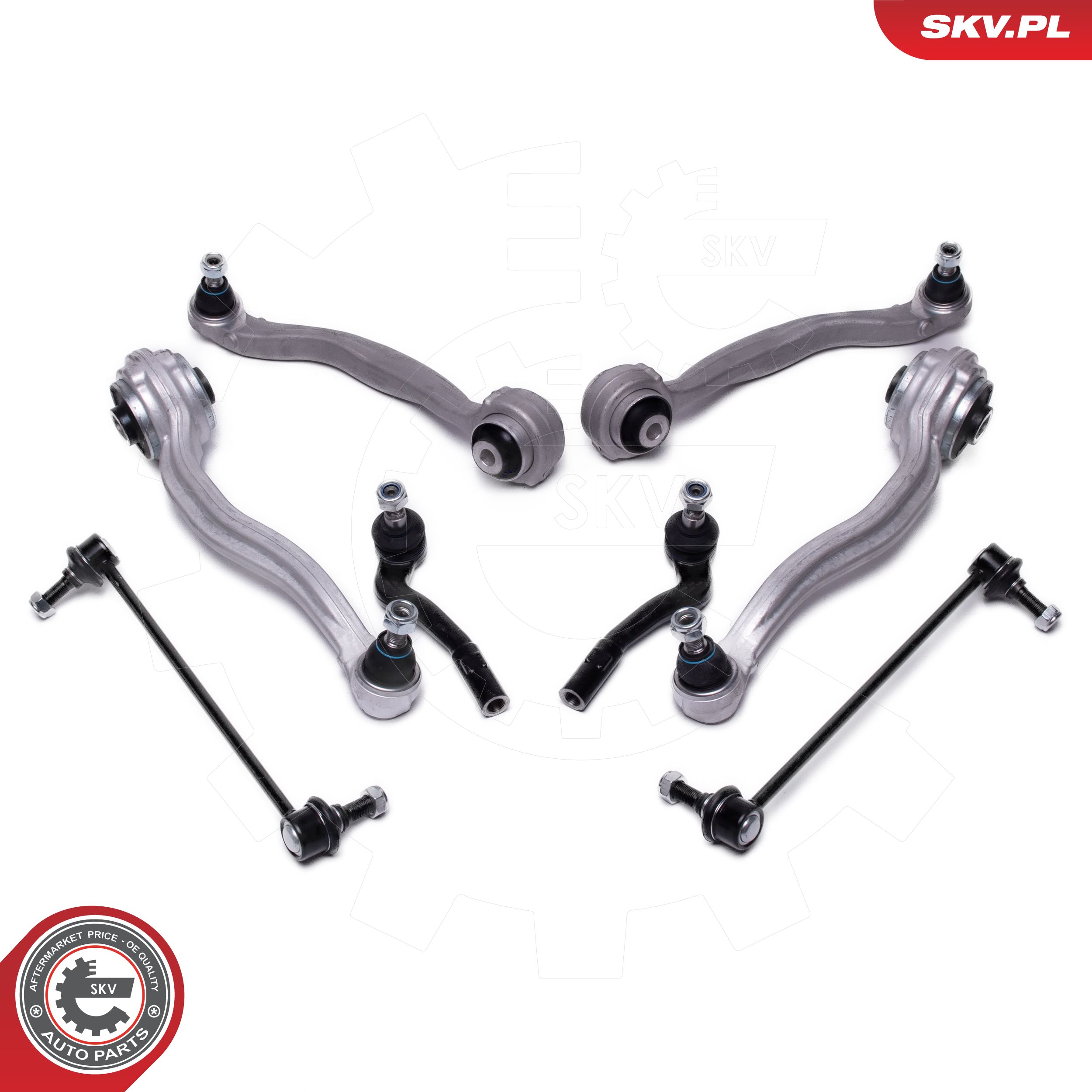 Control/Trailing Arm Kit, wheel suspension